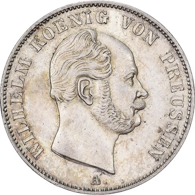 [#1509114] Kingdom of Prussia, Wilhelm I, 1 Thaler, 1861, Berlin, Silver, MS - Image 1 of 2