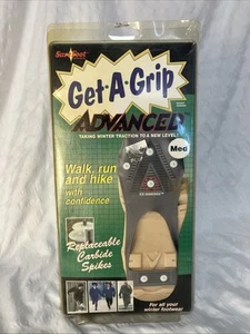 New 2003 SureFoot Get-a-Grip Advanced Carbide Spikes Ice Cleats MED - Picture 1 of 11