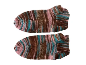 Selbstgestrickte,handgestrickte Socken , Sneaker Gr. 37, 6 Fach Wolle . - Bild 1 von 1