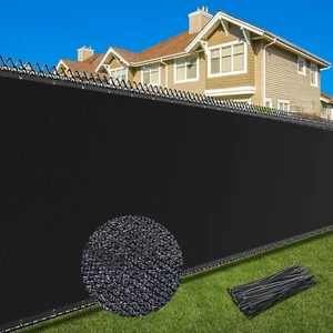 6X50FT Privacy Screen Fence, Heavy Duty Fencing Shade Cover, 170GSM 90% Blockage - Picture 1 of 7