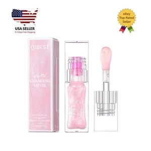 Color Changing Lip Oil, Long Lasting Nourishing Lip Glow Oil Non-sticky - Picture 1 of 7