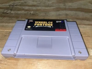 Wheel of Fortune -- Edición Deluxe (SNES, 1993) CARTUCHO AUTÉNTICO SOLO PROBADO - Imagen 1 de 4