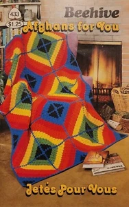 Afghans For You Knitting Patterns By Beehive - Picture 1 of 4