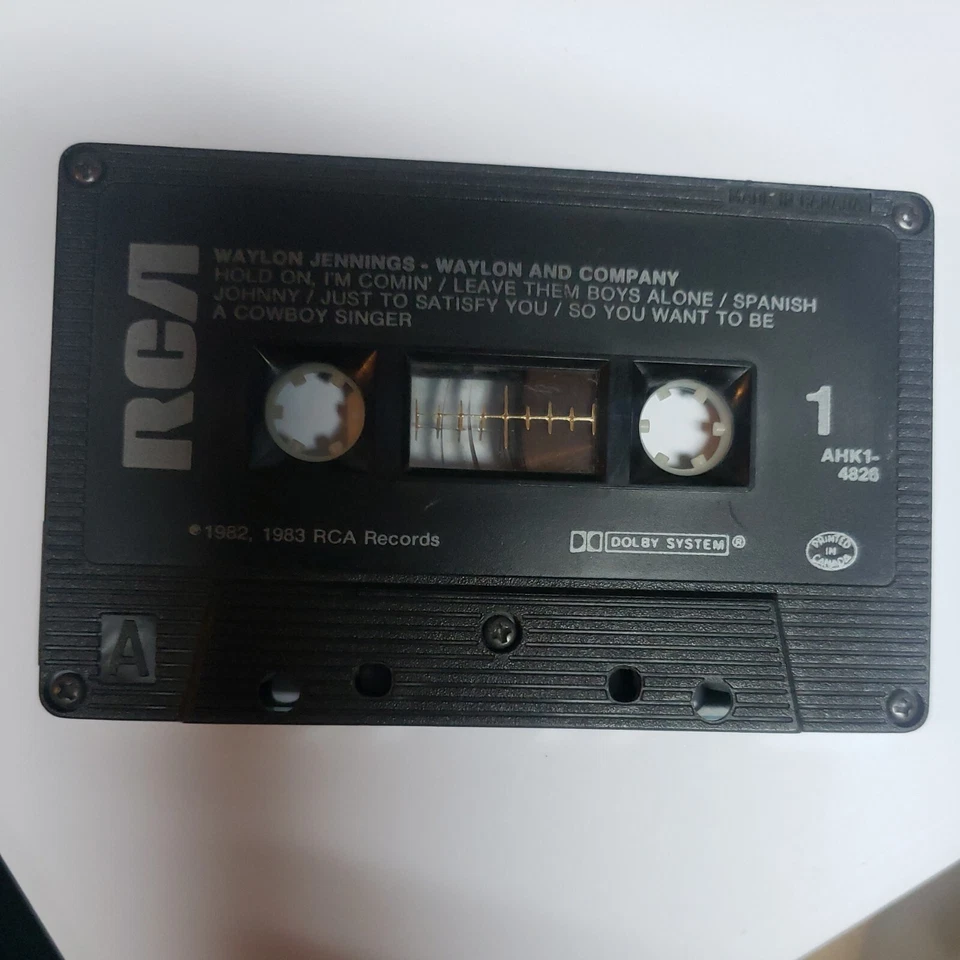 Waylon Jennings waylon and company cassette only no case or j-card - Image 1 of 2