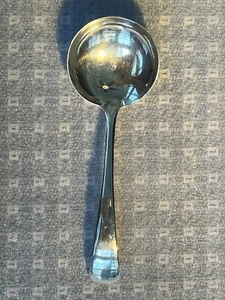 Plain Style Ladle in English Silver Plated Vintage small 4-1/2" - Picture 1 of 8