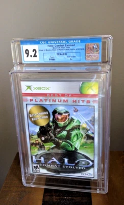 NEW ✹ Halo 1 Combat Evolved ✹  Xbox Game ✹ CGC 9.2 A+ GRADED ✹ SEALED VGA WATA - Image 1 of 4