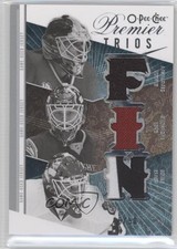 2009-10 O-Pee-Chee Premier Trios /50 Miikka Kiprusoff Kari Lehtonen Rookie RC
