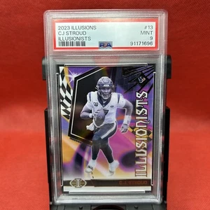 2023 Panini Illusions CJ Stroud Illusionists #13 ROOKIE PSA 9 RC TEXANS - Foto 1 di 4