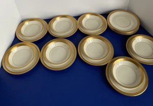 Lot Of 8 Syracuse China Old Ivory Bracelet Berry Bowls & 12 underplates - Picture 1 of 9