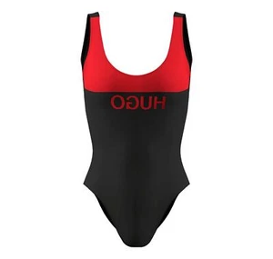 HUGO Costume Donna Mare Piscina 50406911 Modello PAM Bicolore - Picture 1 of 1