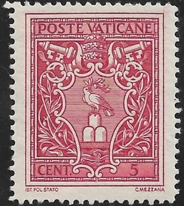 Vatican City Stamp - #72- 5c-Mint/LH-OG-1940 - Picture 1 of 1