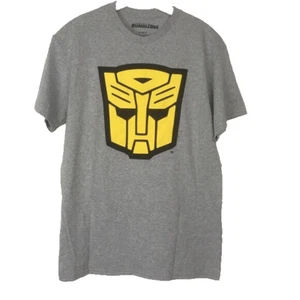 Transformers bumblebee short sleeve shirt mens M graphic tee short sleeve gray - Picture 1 of 7