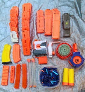Mixed Lot Nerf Darts Magazines & Attachments – Replacement Parts - Picture 1 of 7