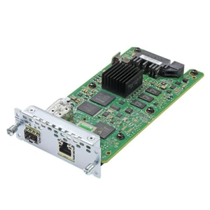 CISCO NIM-1GE-CU-SFP 1-Port Gigabit Module Dual Mode RJ45 SFP NIM-1GE TESTED - Picture 1 of 4