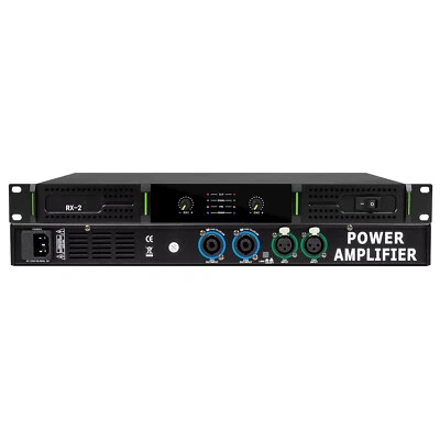 RX-2 Factory Price 800wX2 Audio Power Amplifier High Power 1U Digital Amplifier - Image 1 of 4