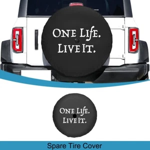 for 2021-2025 Ford Bronco Rear Spare Tire Cover Spare Wheel Cover Bag 32" Inches - Picture 1 of 18