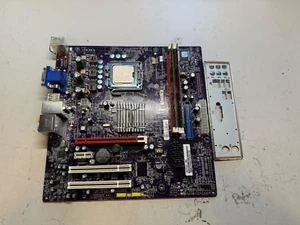 eMachines MCP73VT-PM Motherboard LGA 775 with Intel Celeron SL9XP CPU combo - Picture 1 of 4
