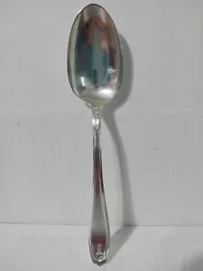 De colección 1919 Oneida 1881 Rogers Chippendale Cubiertos Plateados Lugar/Cuchara Ovalada 7" - Imagen 1 de 5