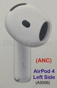 Original Apple AirPods 4 with Active Noise Cancellation (ANC) Left Side- - A3056 - Picture 1 of 5