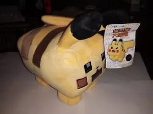Pokemon Quest Pikachu Minecraft Square Plush *New w/tag* - Picture 1 of 4