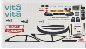 Dekorbogen 1:10 Opel Astra V8 Coupé Vitaphone Aufkleber DTM Dekor Carson 69189 - Bild 1 von 3