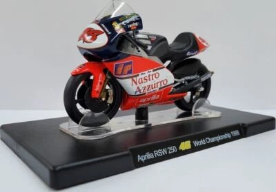 APRILIA RSW 250 MOTORCYCLE -  VALENTINO ROSSI - WORLD CHAMPIONSHIP 1998 - 1:18 - Image 1 of 2