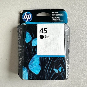 Cartucho de tinta negro original HP 45 impresora HP Officejet (51645A) caducado en marzo de 2015 - Imagen 1 de 3