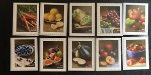 US Stamps 2020 Fruits & Vegetables Sc#5489-93 part of Bkt (10 stamps) MNH. - Picture 1 of 2