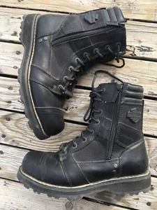 Harley-Davidson Boxbury verdunkelte Motorradstiefel D93370 Gr. 10 Herren - Bild 1 von 12