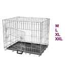 Foldable Dog Kennel House Carrier Crate Enclosure Playpen Multi Sizes vidaXL 