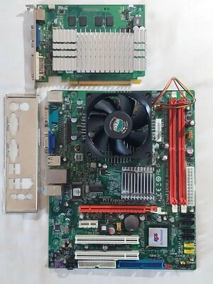 ECS G31T-M7 REV:7.0 Socket 775+CPU Intel Pentium E5200 2,50GHz+GPU NV GF9400GT - Image 1 of 4