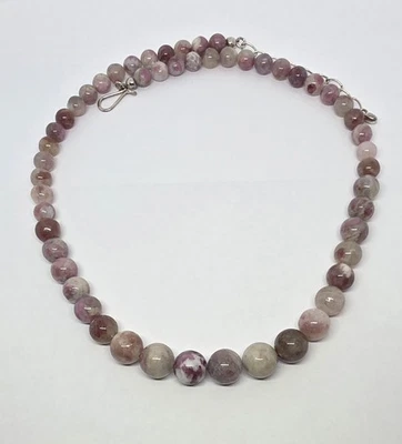 Jay King Pink Tourmaline Quartz (925 Sterling Silver) Bead Necklace - Image 1 of 4