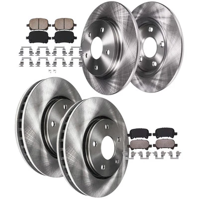 Front & Rear Disc Brake Rotors + Ceramic Pad for Toyota Solara Camry (1999-2003) - Image 1 of 4