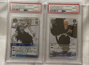 PSA 10 Bleach Soul Card Battle Selection Box Ichigo Kurosaki 2023 Premium Bandai - Imagen 1 de 7