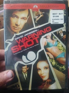Warning Shot David Janssen Widescreen DVD - New Sealed - Imagen 1 de 2