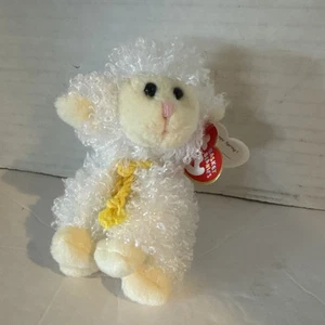 TY Basket Beanie Baby - FLOXY the Lamb (4.5 inch) -Stuffed Animal Toy - Picture 1 of 4