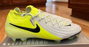 Nike Phantom GX II Elite FG Metallic Silver Black Volt FJ2559 003 Size 10.5 - Picture 1 of 11