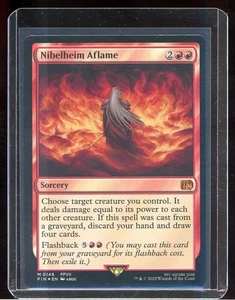 Nibelheim Aflame Final Fantasy M 0146 FFVII Non-foil MtG regular eng - Picture 1 of 2