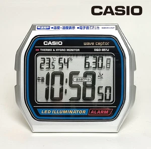 NEW CASIO Alarm Clock WAVE CEPTOR A158WA electric wave DQD-851J-8JF Free Ship - Picture 1 of 3