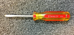 Stanley cacciavite testa piatta, VINTAGE, USA - Foto 1 di 2