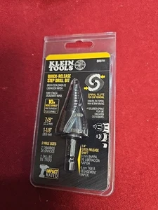 Klein Tools QRST11 Stufenbohrer, Schnellspanner Spiralnut 7/8 bis 1-1/8 Zoll - Bild 1 von 3