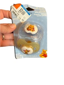 The First Years VTG Disney Winnie the Pooh Tigger Infant Pacifiers 2 New 2003 - Picture 1 of 1