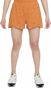 Nike Dri-FIT Breezy Big Kids' (Girls') High-Waisted Training Shorts-XL- Monarch - Picture 1 of 4
