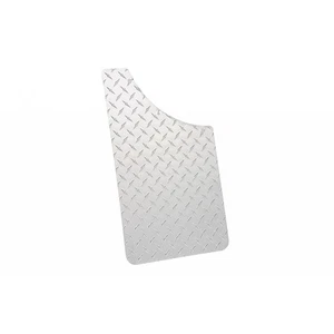 Dee-Zee Mud Flaps For Nissan Frontier 2008-2021 | Brite Tread | Rear | Silver - Picture 1 of 5