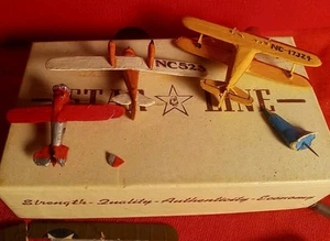 Lote de piezas de aviones de línea estelar biplano madera también utilería caja alas Neatio HO?? - Imagen 1 de 9