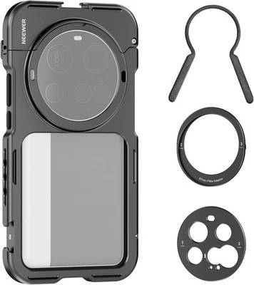 15 Ultra Cage, Schnellverschluss VideoRigCase Handy Stabilisator Halter Xiaomi 15Ultra - Bild 1 von 4