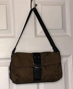 Ralph Lauren  Women’s small brown  / Black nylon purse Light Weight - Picture 1 of 9