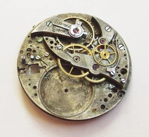 MOVEMENT FROM "A. LUNSER BERLIN" WW2 MILITARY POCKET CHRONOGRAPH FOR PARTS - Picture 1 of 10