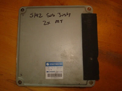 Subaru Justy ECU / ECM 1992 MT 2wd 22611ka104 - Imagem 1 de 3