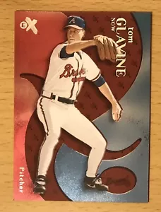 2000 FLEER SKYBOX EX ESSENTIAL CREDENTIALS JETZT TOM GLAVINE #25/35 ATLANTA BRAVES - Bild 1 von 7